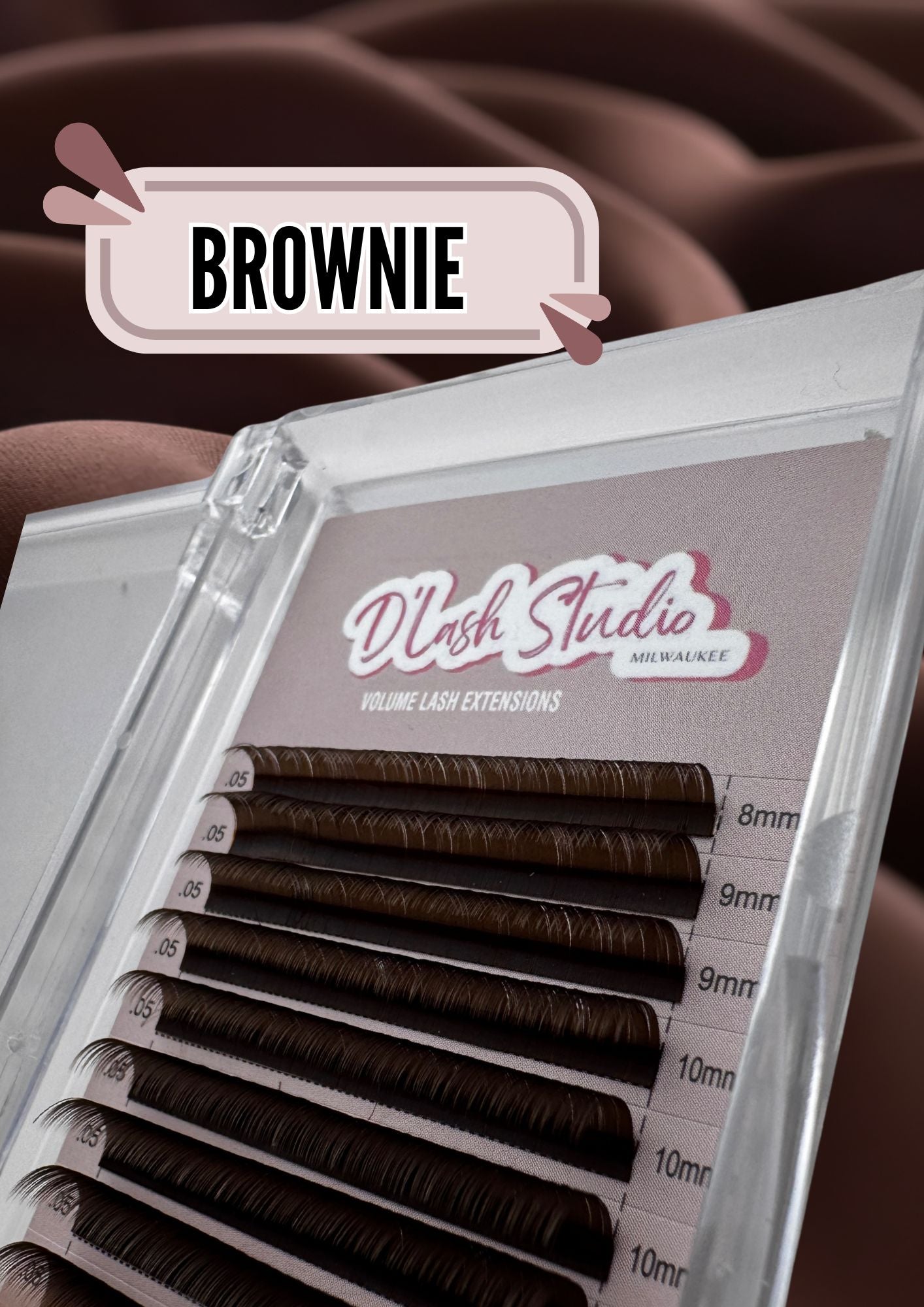 “Brown n’ Boujee” Lash Collection - 0.05 Volume Trays