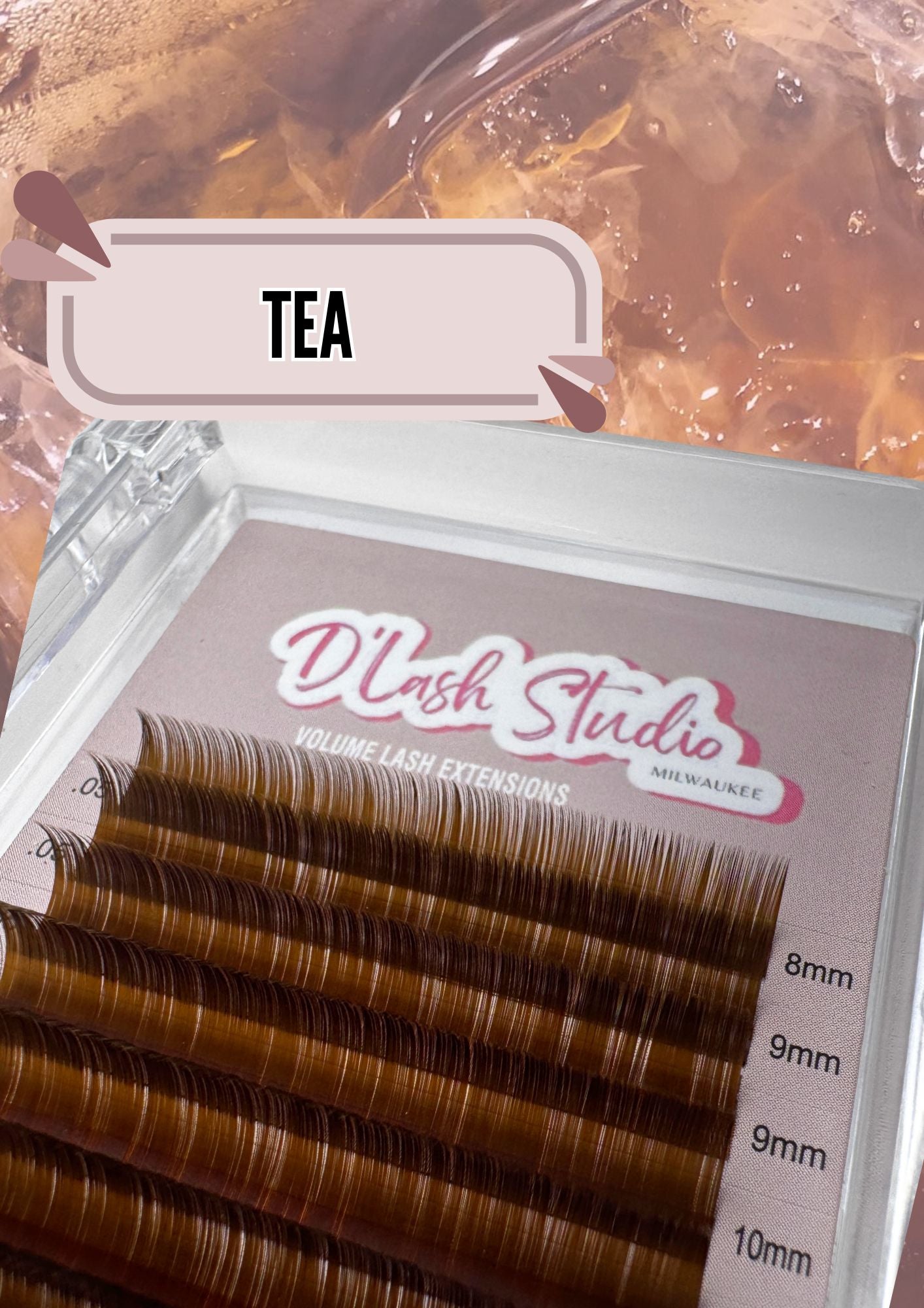 “Brown n’ Boujee” Lash Collection - 0.05 Volume Trays