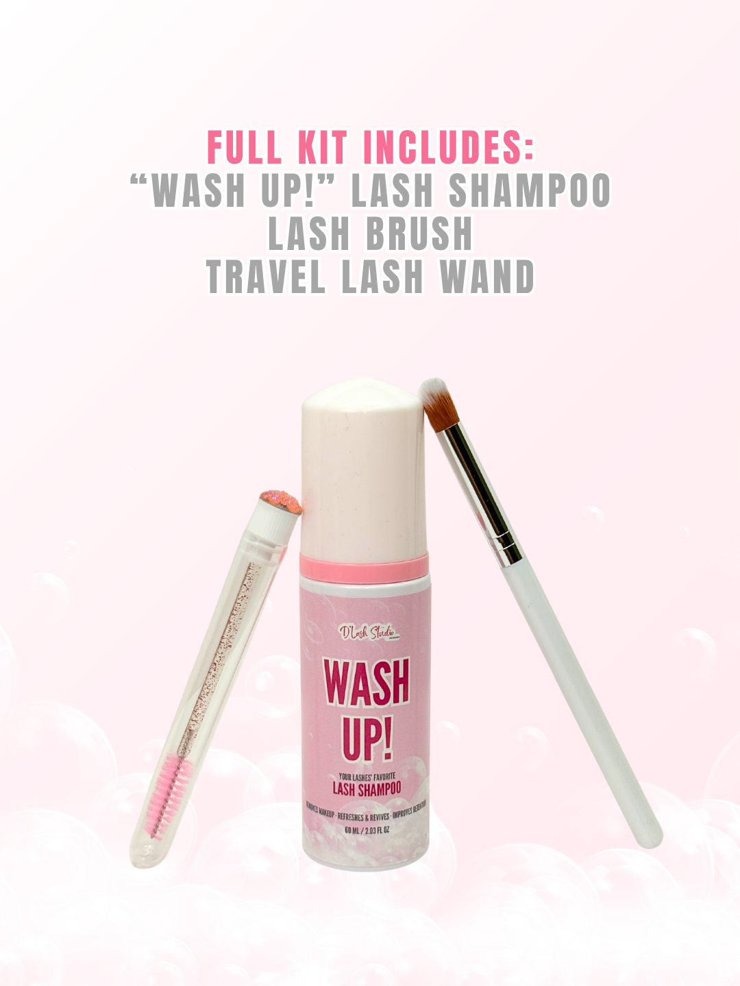 “Wash Up!” Lash Shampoo Kit